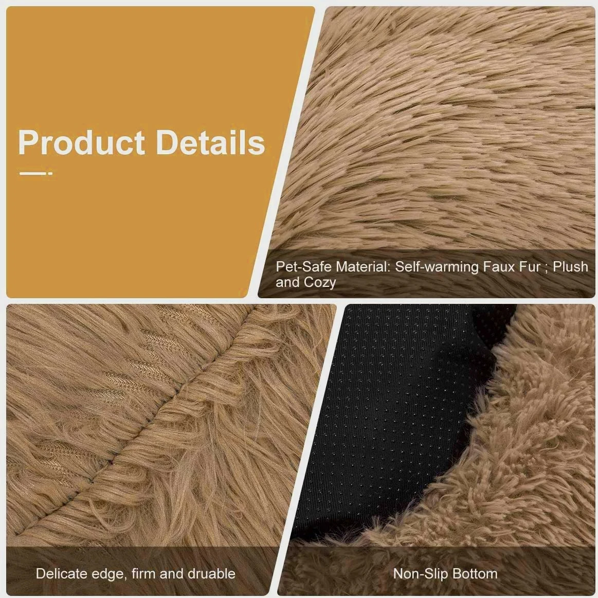 Pet Kennel Super Soft Fluffy Comfortable for Large Cat Dog House Bed Cat Cushion Bed Winter Warm Sofa peluche panier pour chien
Pet Kennel Super Soft Fluffy Comfortable for Large Cat Dog House Bed Cat Cushion Bed Winter Warm Sofa peluche panier pour chien