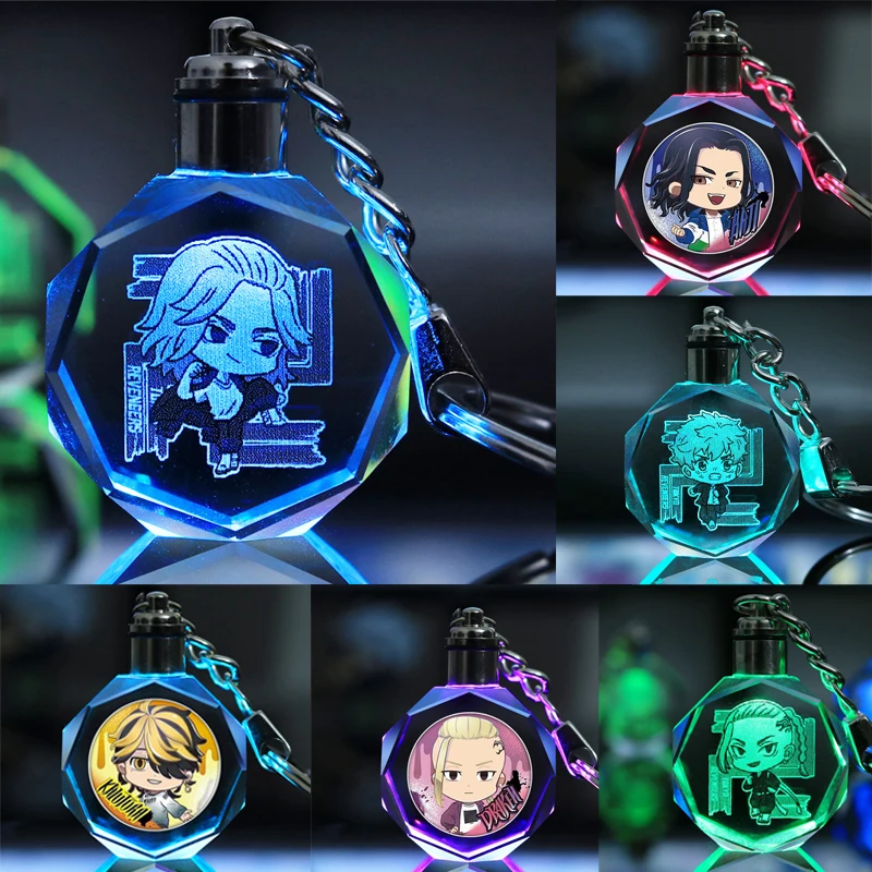 7 Colors Tokyo Avenger Crystal Bright Lamp Keychain Cartoon Anime Figure Night Light Cosplay Decor Keyrings Women Men Gifts
7 Colors Tokyo Avenger Crystal Bright Lamp Keychain Cartoon Anime Figure Night Light Cosplay Decor Keyrings Women Men Gifts