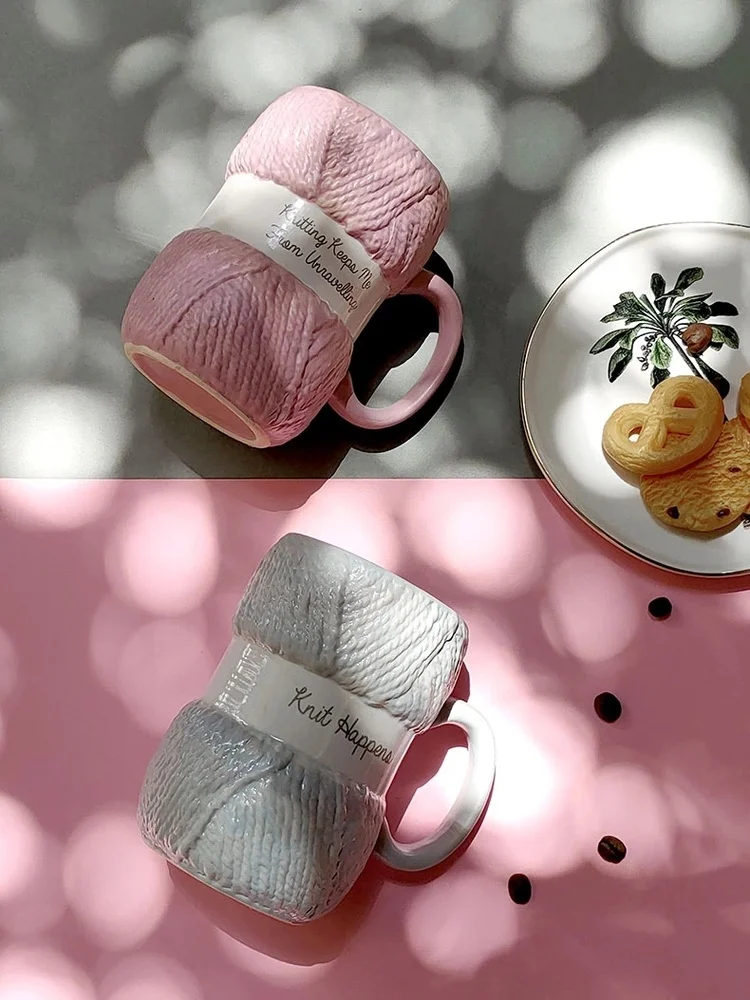 Colorful Wool Ceramics Mugs Creative Coffee Mug Milk Tea Office Cups with Handle Drinkware Couple Birthday Gifts Breakfast Cup
Colorful Wool Ceramics Mugs Creative Coffee Mug Milk Tea Office Cups with Handle Drinkware Couple Birthday Gifts Breakfast Cup