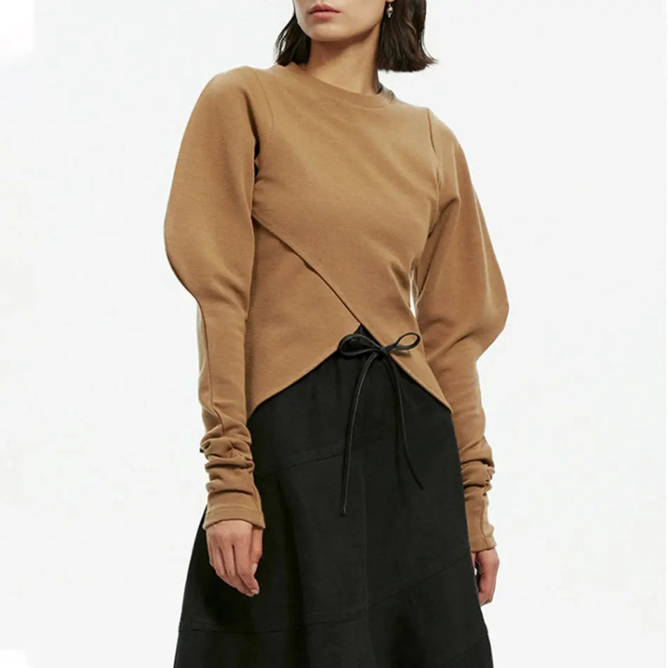 Fashion Irregular Knit Pullover Top Women Elegant Bubble Long Sleeve Slim Top 2020 Autumn Fashion New Female Clothing
Fashion Irregular Knit Pullover Top Women Elegant Bubble Long Sleeve Slim Top 2020 Autumn Fashion New Female Clothing