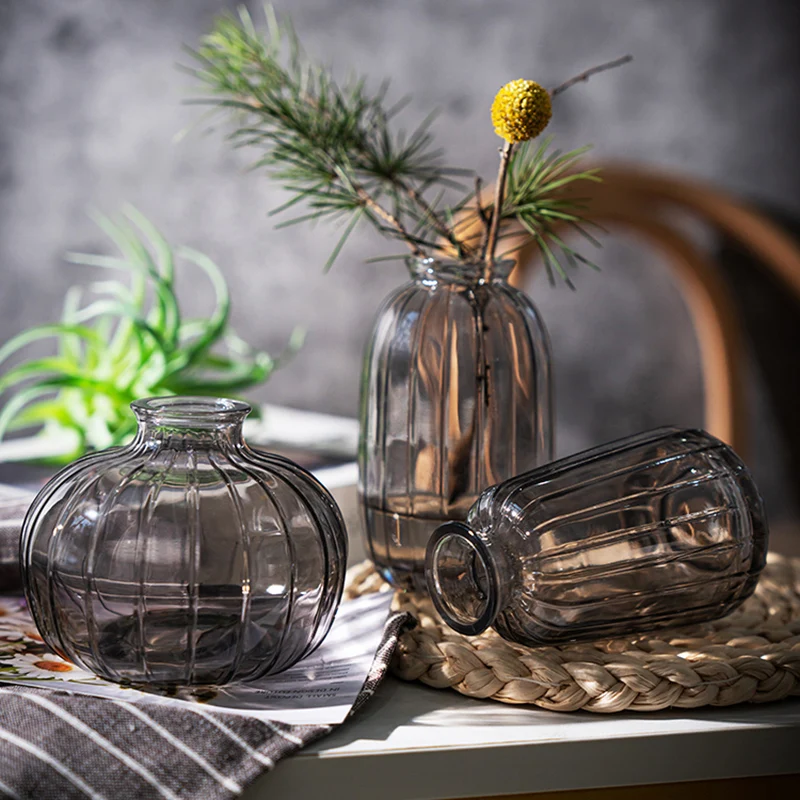 Vase Home Decor Vintage Gray Living Room Decoration Accessories Vase Terrarium Desktop Flower Pot Terrarium Vases ваза Maceteros
Vase Home Decor Vintage Gray Living Room Decoration Accessories Vase Terrarium Desktop Flower Pot Terrarium Vases ваза Maceteros