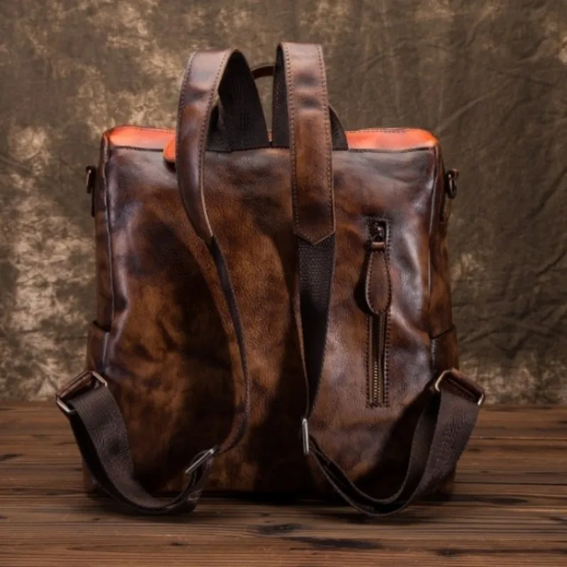 High Quality Natural Leather Women Backpack Daypack Travel Bag Large Capacity Retro Vintage Knapsack Genuine Leather Rucksack
High Quality Natural Leather Women Backpack Daypack Travel Bag Large Capacity Retro Vintage Knapsack Genuine Leather Rucksack