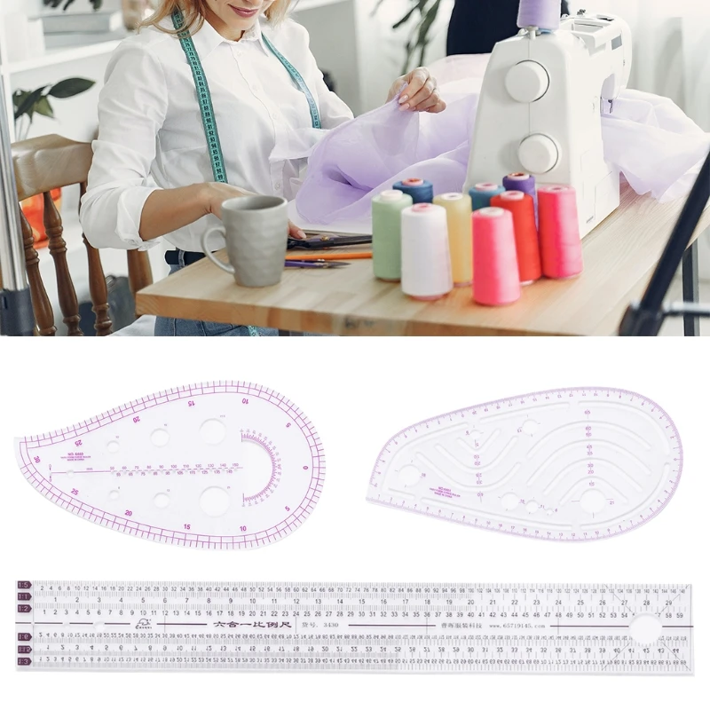 4pcs/set Tailor Comma Sleeve Cage Ruler Scale Measure Sewing Dressmaking Drawing
4pcs/set Tailor Comma Sleeve Cage Ruler Scale Measure Sewing Dressmaking Drawing