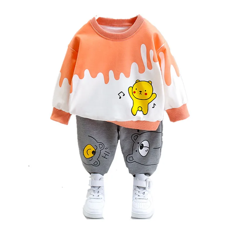 Spring Autumn Little Boy Clothes Boys And Girls Cartoon Sports Set 2 Pcs Suit Children Round Neck Pullover Clothing
Spring Autumn Little Boy Clothes Boys And Girls Cartoon Sports Set 2 Pcs Suit Children Round Neck Pullover Clothing
