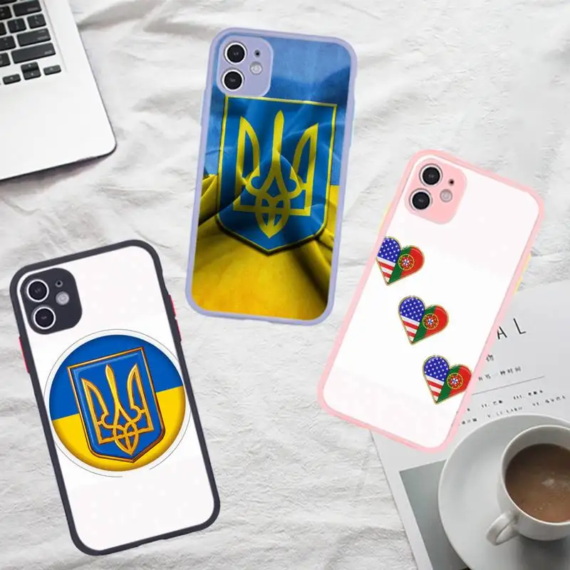 Ukraine Phone Case For iPhone 12 11 Mini Pro XR XS Max 7 8 Plus X Matte transparent Gray Back Cover
Ukraine Phone Case For iPhone 12 11 Mini Pro XR XS Max 7 8 Plus X Matte transparent Gray Back Cover