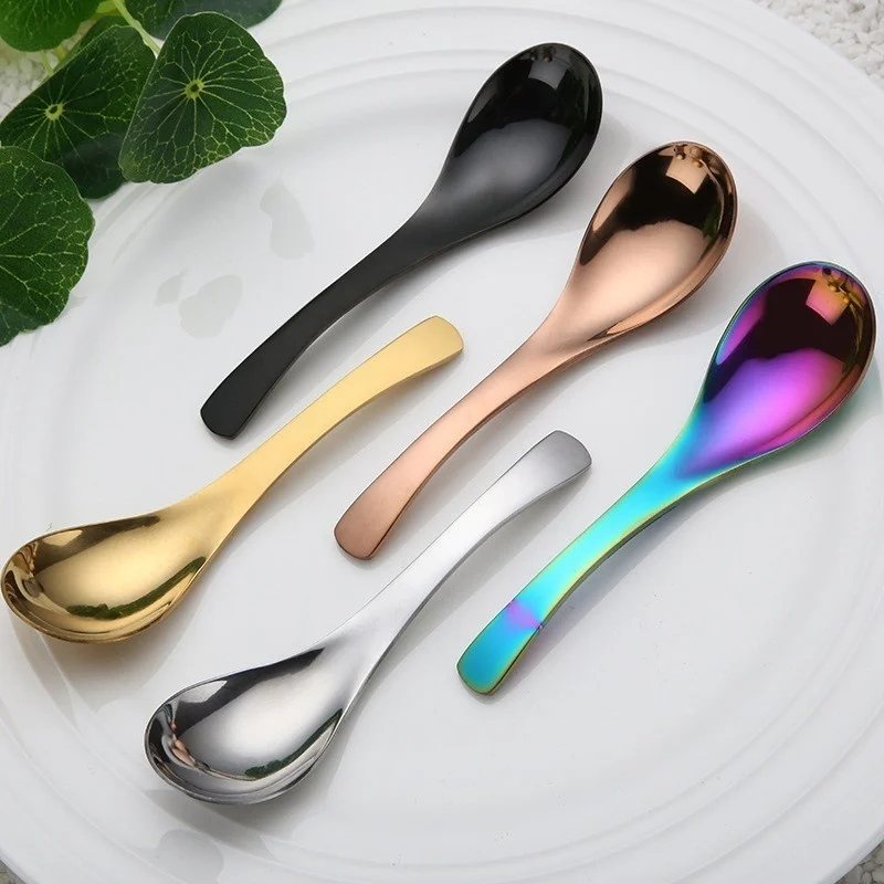 5 Colors Small Stainless Steel Golden Palace Earl Spoon Children's Cutlery Ice Cream Dessert Tea Kitchen Dinnerware Accessories
5 Colors Small Stainless Steel Golden Palace Earl Spoon Children's Cutlery Ice Cream Dessert Tea Kitchen Dinnerware Accessories
