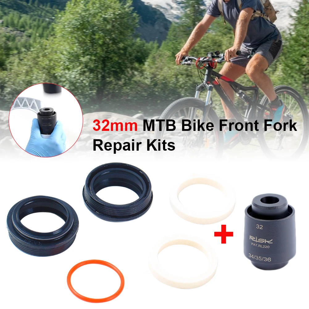Front Fork Repair Kit Dust Seal Installation Tool O-ring Seal Dustproof Oil Seal Foam Gasket 32 mm Mountain Bike Accessories
Front Fork Repair Kit Dust Seal Installation Tool O-ring Seal Dustproof Oil Seal Foam Gasket 32 mm Mountain Bike Accessories