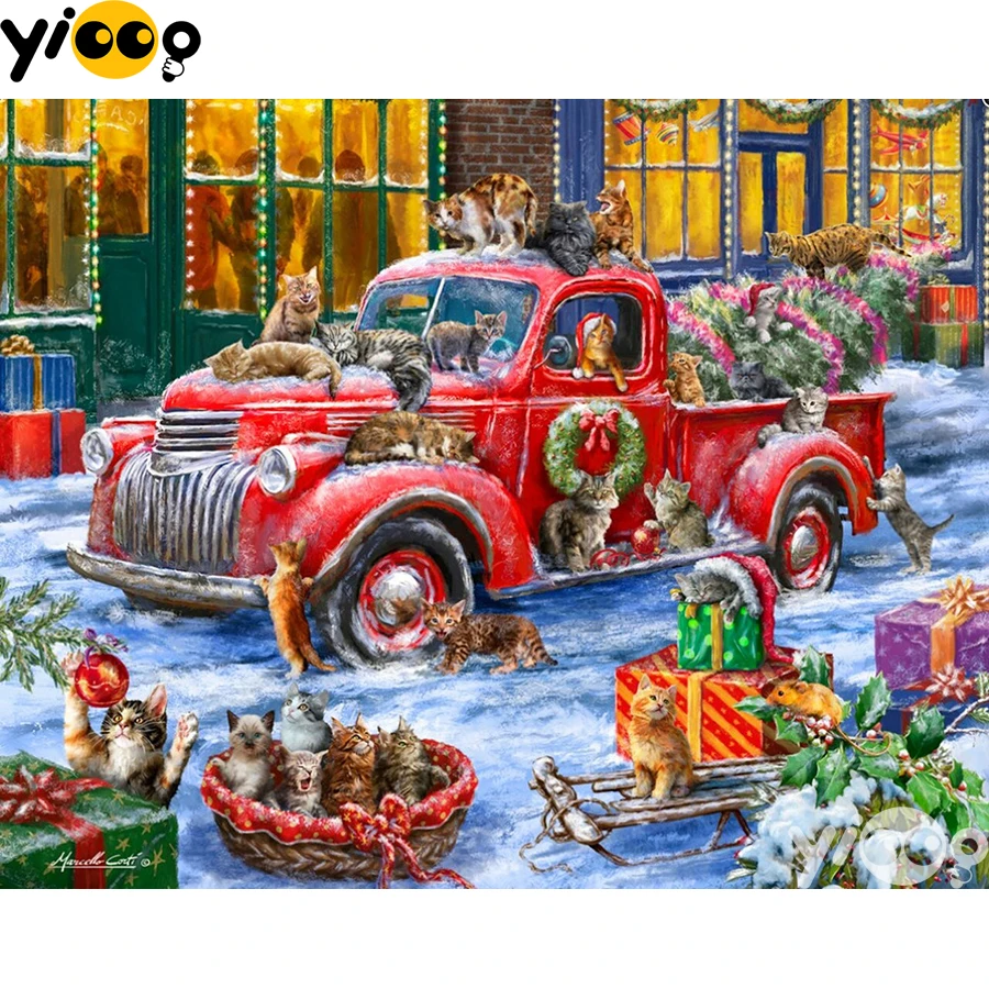 Full Square/Round Drill Diamond Painting Cross Stitch Embroidery Kittens on the Car Rhinestone Mosaic Home Decor Gift BX2221
Full Square/Round Drill Diamond Painting Cross Stitch Embroidery Kittens on the Car Rhinestone Mosaic Home Decor Gift BX2221