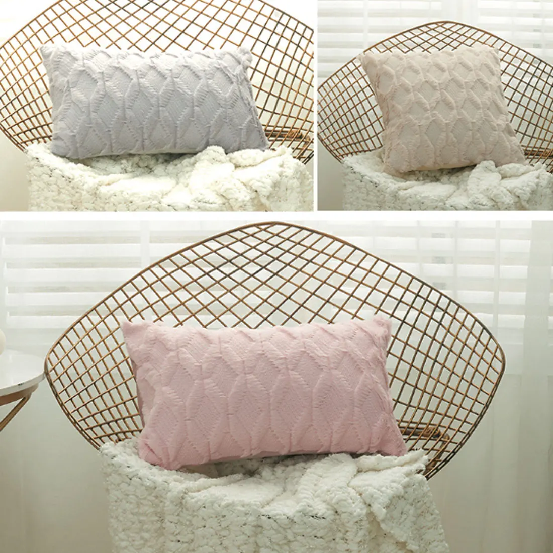 Rhombus Plush Tassels Pillow Cover Geometric Decorative Throw Pillow Case Soft Cozy Bed Sofa Cushion Cover Nordic Home Decor
Rhombus Plush Tassels Pillow Cover Geometric Decorative Throw Pillow Case Soft Cozy Bed Sofa Cushion Cover Nordic Home Decor
