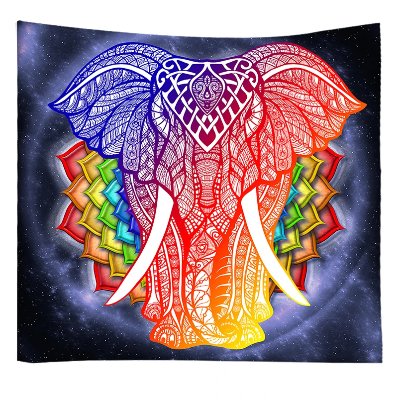 Psychedlic Mandala Tapestry Hippie Room Wall Hanging Blanket Art Home Deco Elephant Wall Carpet
Psychedlic Mandala Tapestry Hippie Room Wall Hanging Blanket Art Home Deco Elephant Wall Carpet