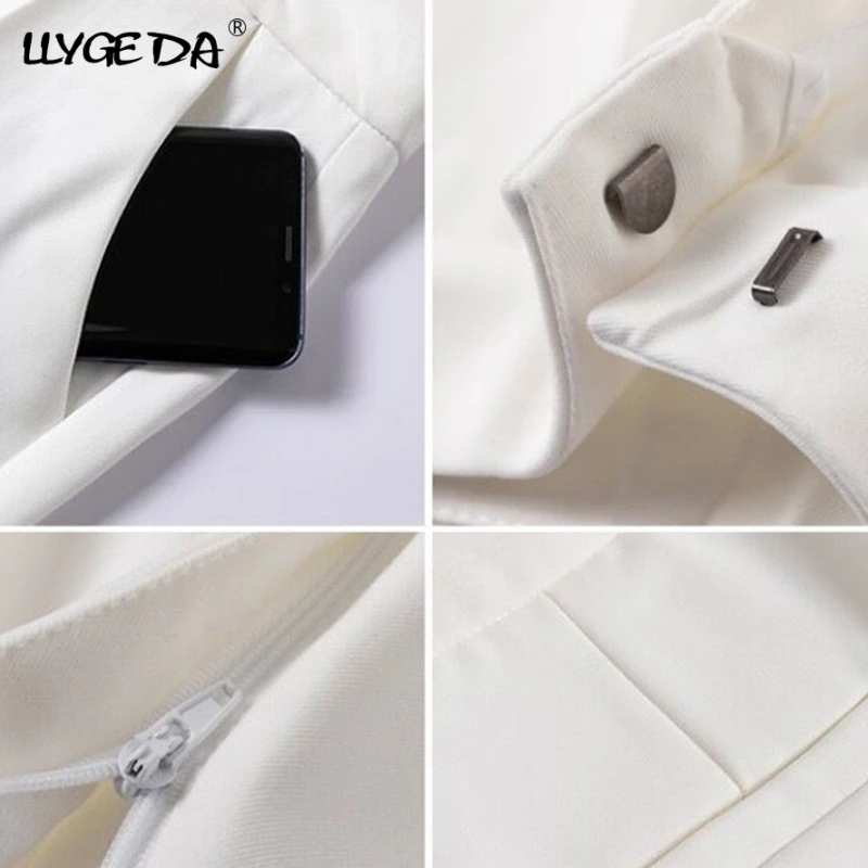 Split Wide Leg Pants For Women High Waist Drape White Women's Pants 2021 Summer Loose Casual Mopping Suit Trousers For Female 
Split Wide Leg Pants For Women High Waist Drape White Women's Pants 2021 Summer Loose Casual Mopping Suit Trousers For Female