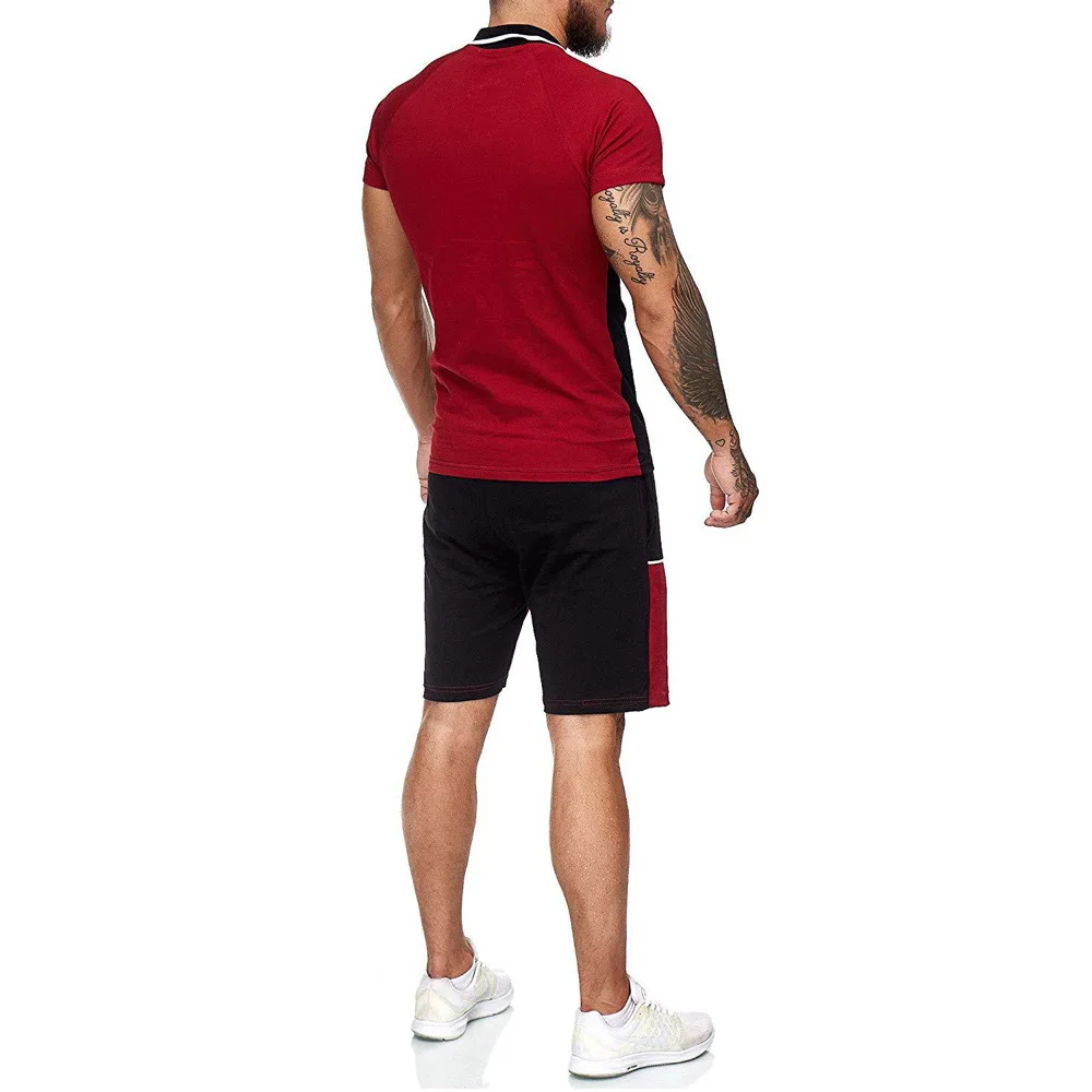 Summer Men's Suit Sportswear Fashion Men's Clothing Patchwork T-shirt Shorts Casual Sportswear Men's Tracksuit Plus Size XXXL
Summer Men's Suit Sportswear Fashion Men's Clothing Patchwork T-shirt Shorts Casual Sportswear Men's Tracksuit Plus Size XXXL