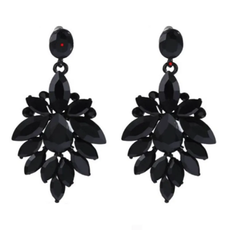 Mifeiya Hot Sale Black Geometric Full Inlaid Water Drop Teardrop Shaped Dangle Earrings with Rhinestone Zircon Crystal for Women
Mifeiya Hot Sale Black Geometric Full Inlaid Water Drop Teardrop Shaped Dangle Earrings with Rhinestone Zircon Crystal for Women