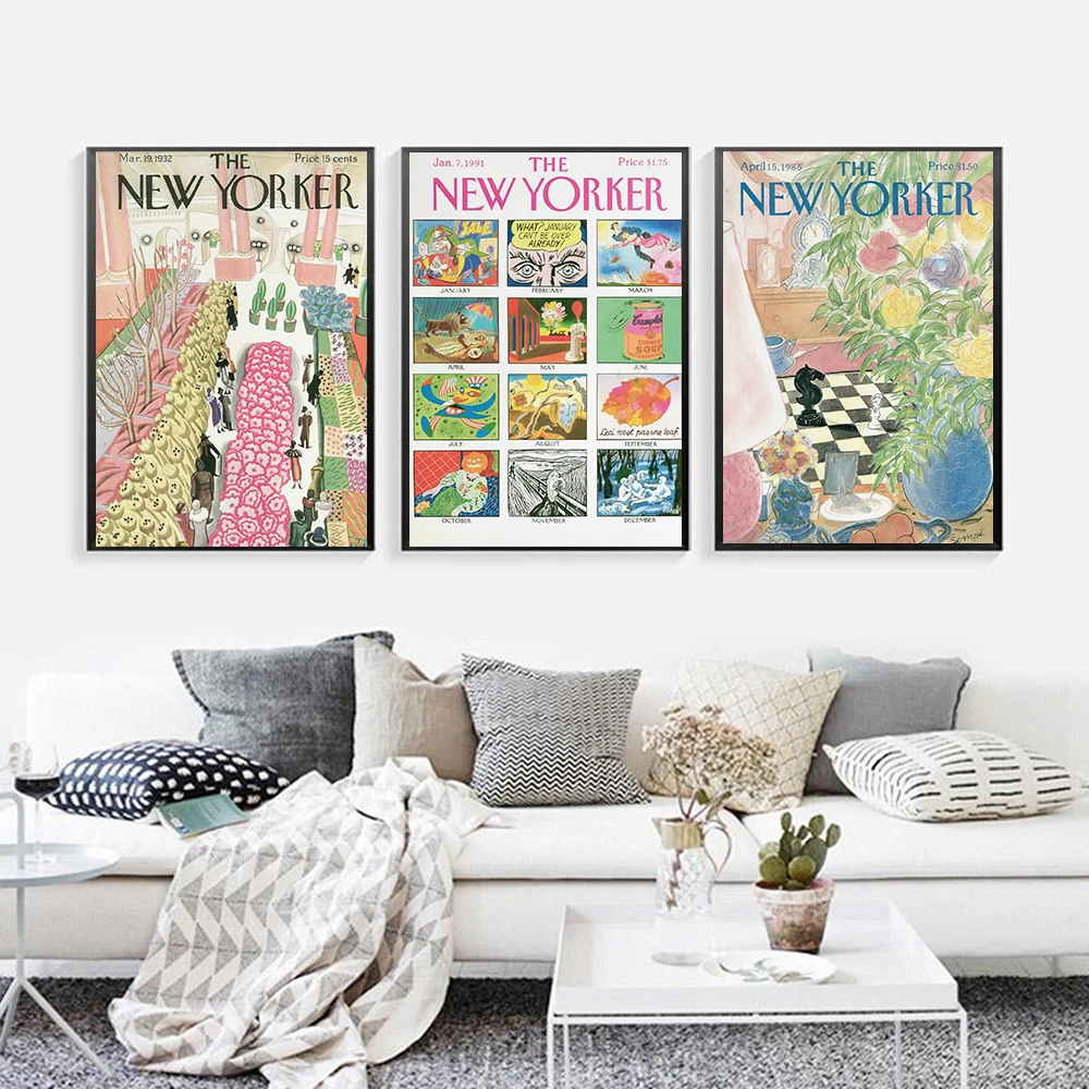 Fashion The New Yorker Magazine Wall Art Canvas Painting Nordic Posters And Prints Pictures For Living Room Vintage Home Decor
Fashion The New Yorker Magazine Wall Art Canvas Painting Nordic Posters And Prints Pictures For Living Room Vintage Home Decor
