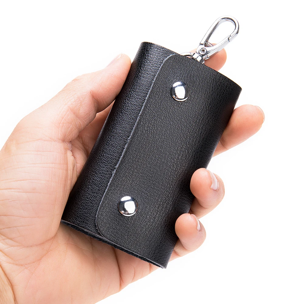 Genuine Leather Key Holder Hasp Fashion Women Men Key Bag Leather Keychain Wallet Housekeeper Mini Bag Casual Vintage 112
Genuine Leather Key Holder Hasp Fashion Women Men Key Bag Leather Keychain Wallet Housekeeper Mini Bag Casual Vintage 112