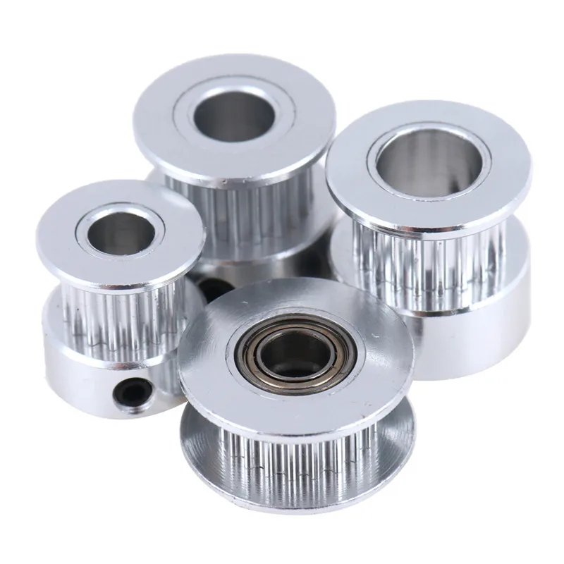 1Pcs GT2 Pulley 16/20 tooth Bore 5mm 6.35mm 8mm teeth Timing Gear Alumium For 2GT belt Width 6mm For 3D printer parts
1Pcs GT2 Pulley 16/20 tooth Bore 5mm 6.35mm 8mm teeth Timing Gear Alumium For 2GT belt Width 6mm For 3D printer parts