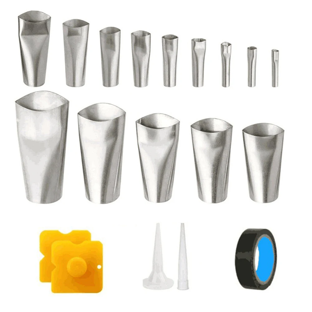 Caulking Finisher Kit Nozzle Set Stainless Steel Sealant Applicator Kits for Sink Joint Glue Sealant Finishing Home Tools 1Set
Caulking Finisher Kit Nozzle Set Stainless Steel Sealant Applicator Kits for Sink Joint Glue Sealant Finishing Home Tools 1Set