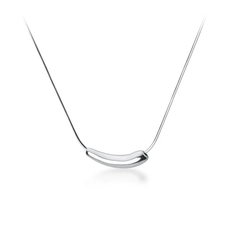 2021 Korean Fashion Minimalism Silver Smile Curved Necklace Women Gold Costume Jewelry Stainless Steel Necklace Party Accessoire
2021 Korean Fashion Minimalism Silver Smile Curved Necklace Women Gold Costume Jewelry Stainless Steel Necklace Party Accessoire