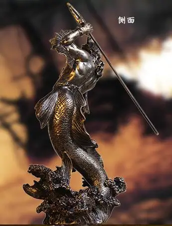 25cm Ancient Greek mythology warrior handicraft figure sculpture Poseidon home decoration office culpture crafts statue
25cm Ancient Greek mythology warrior handicraft figure sculpture Poseidon home decoration office culpture crafts statue