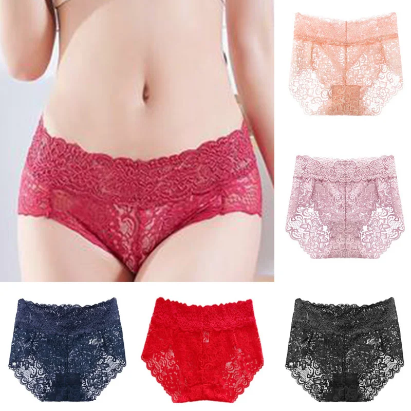 Sexy Women's Midwaists Without Trace Underwear Panties Ladies Lace Lace Plus Size Midwaists Sexy Thong M-3XL
Sexy Women's Midwaists Without Trace Underwear Panties Ladies Lace Lace Plus Size Midwaists Sexy Thong M-3XL