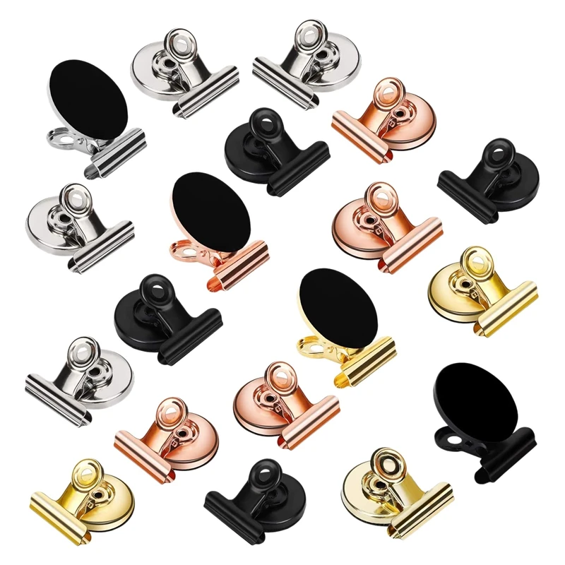 40Pcs Fridge Magnetic Clips, Scratch-Free Refrigerator Magnet Clips, Binder Clips Paper Clamps, Whiteboard Magnets Clips
40Pcs Fridge Magnetic Clips, Scratch-Free Refrigerator Magnet Clips, Binder Clips Paper Clamps, Whiteboard Magnets Clips