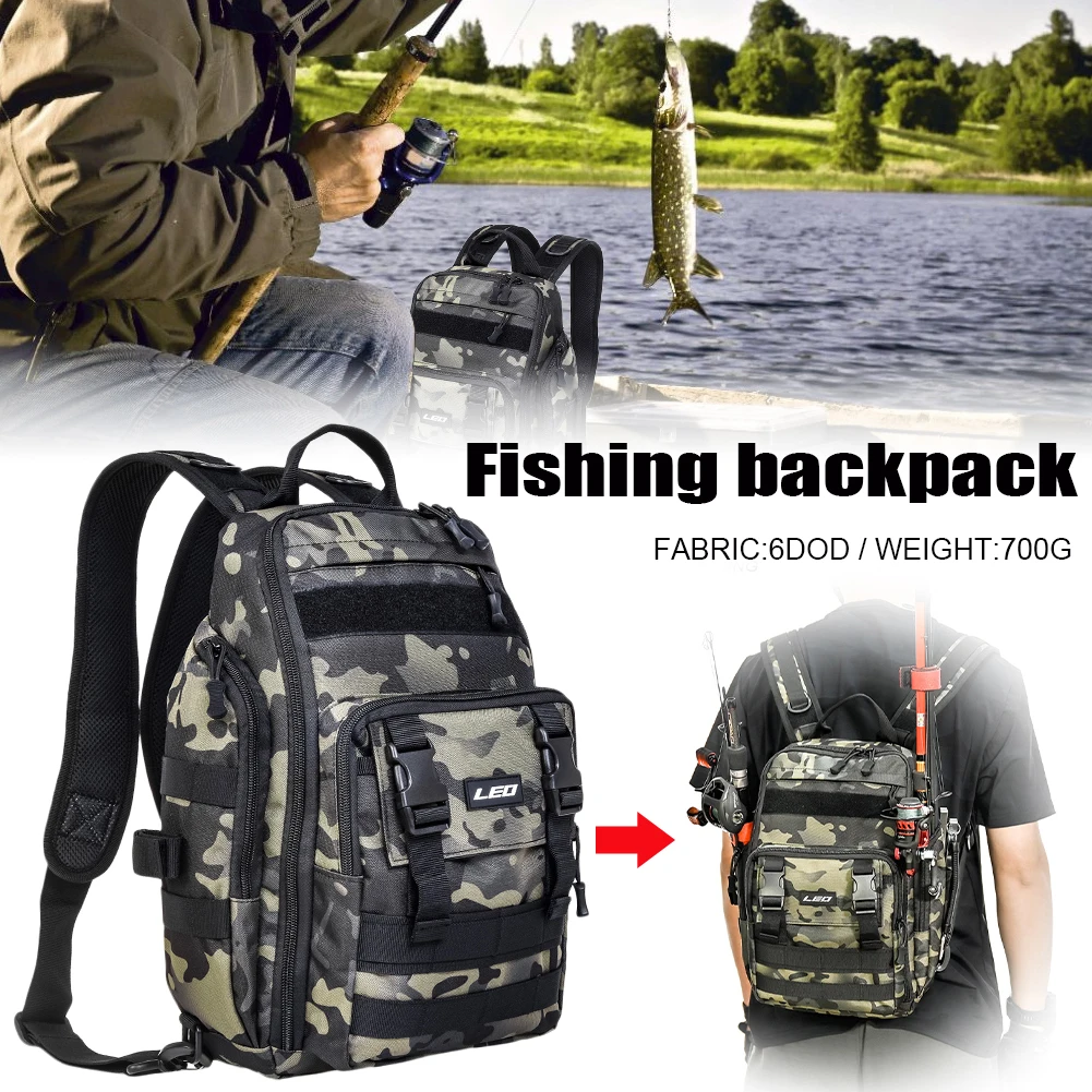 New 9L Fishing Bag Tackle Backpack Waterproof 3 Strap Crossbody Sling Bag Camping Hiking Climbing Sport Travel Shoulder Backpack
New 9L Fishing Bag Tackle Backpack Waterproof 3 Strap Crossbody Sling Bag Camping Hiking Climbing Sport Travel Shoulder Backpack