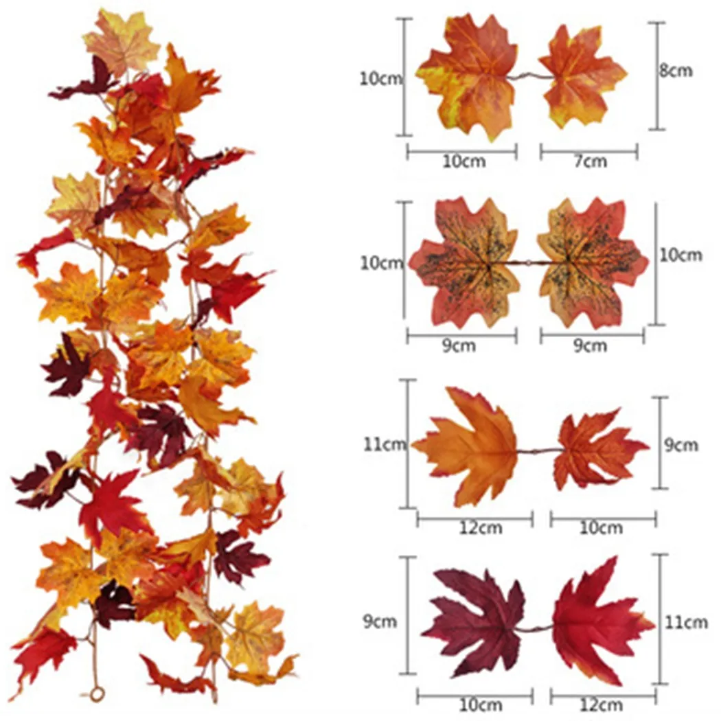 1PC 68.8inch Artificial Maple Leaf Garland Leaves Cloth Garland Hanging Plant Home Party Decors For Walls Fireplaces Tables
1PC 68.8inch Artificial Maple Leaf Garland Leaves Cloth Garland Hanging Plant Home Party Decors For Walls Fireplaces Tables