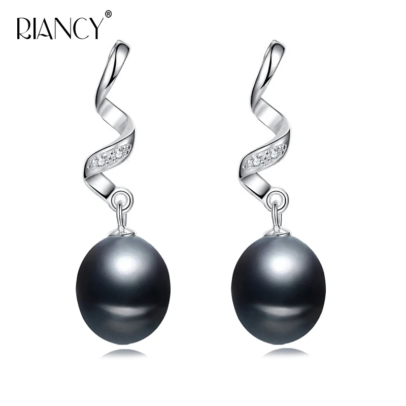 Fashion black Pearl Earrings Natural Freshwater Pearl stud Earring 925 Sterling Silver wave Jewelry For women wedding gift
Fashion black Pearl Earrings Natural Freshwater Pearl stud Earring 925 Sterling Silver wave Jewelry For women wedding gift