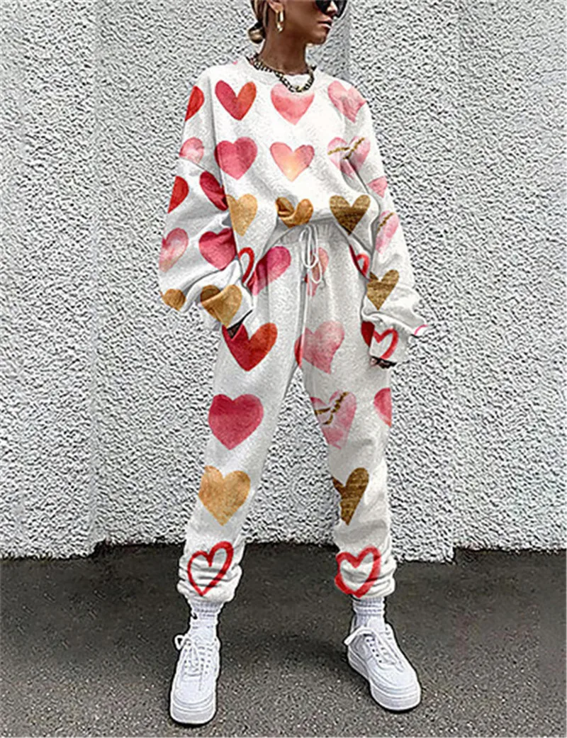Women's Basic Streetwear Floral Vacation Casual / Daily Two Piece Set Crew Neck Tracksuit T shirt Pant Loungewear Drawstring Pri
Women's Basic Streetwear Floral Vacation Casual / Daily Two Piece Set Crew Neck Tracksuit T shirt Pant Loungewear Drawstring Pri