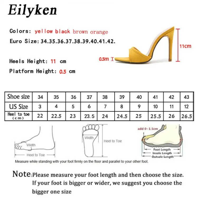 Eilyken 2021 New Summer stiletto Women Slippers Sandals Banquet Dress Large size slides Fashion Bridesmaid Wedding shoes
Eilyken 2021 New Summer stiletto Women Slippers Sandals Banquet Dress Large size slides Fashion Bridesmaid Wedding shoes
