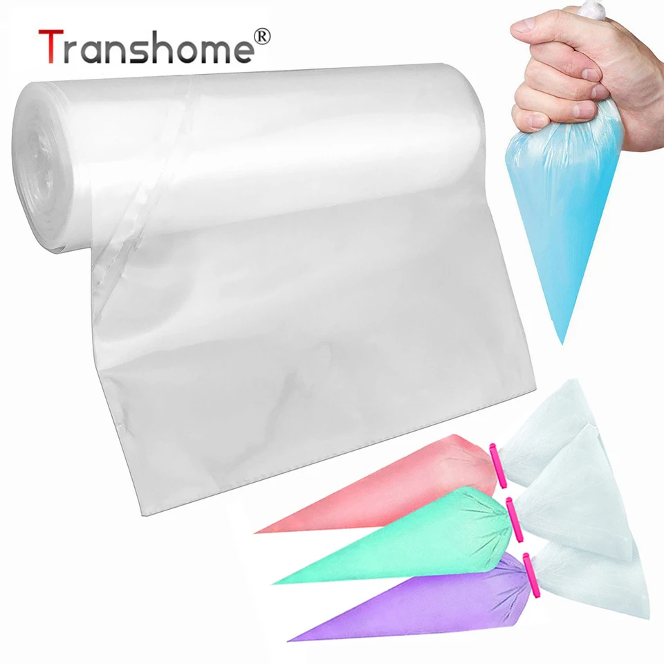 Прозрачный одноразовый мешок для кондитерских изделий Transhome, 50 шт./рулон, утолщенный мешок для глазури, для украшения торта, помадки, Кондите...
Прозрачный одноразовый мешок для кондитерских изделий Transhome, 50 шт./рулон, утолщенный мешок для глазури, для украшения торта, помадки, Кондите...