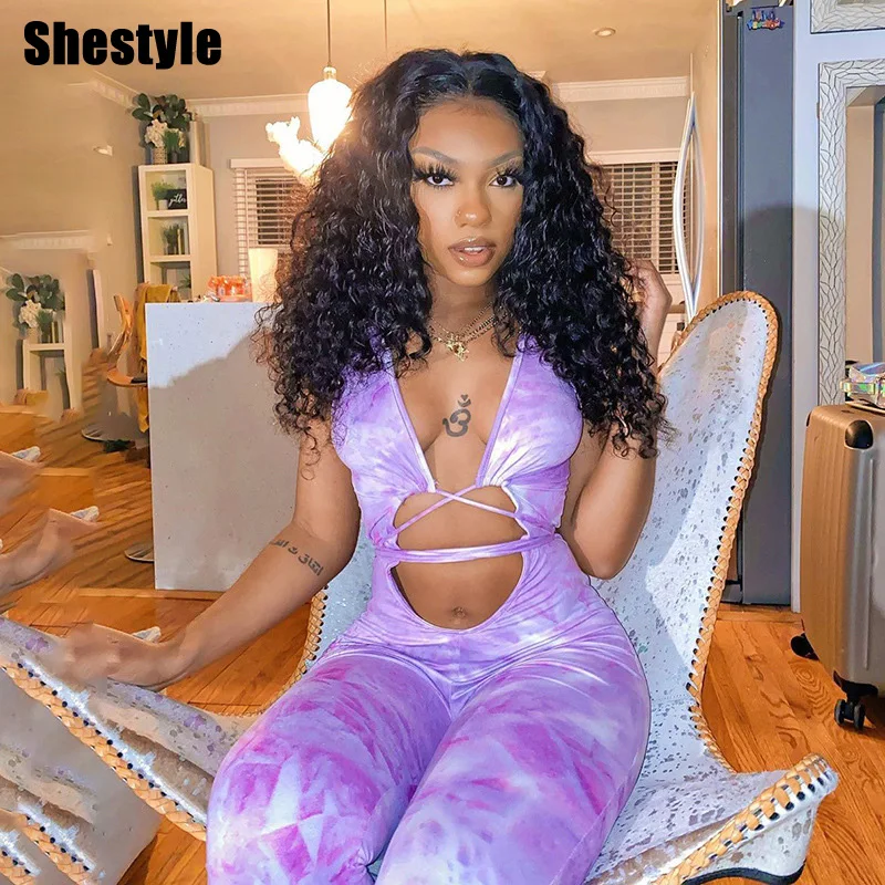 Shestyle Women Jumpsuits 2020 Summer Sleeveless Hollow Out Bandage Wrap Sleeveless V Neck Midriff Jumpsuits Sportwear Outfit
Shestyle Women Jumpsuits 2020 Summer Sleeveless Hollow Out Bandage Wrap Sleeveless V Neck Midriff Jumpsuits Sportwear Outfit
