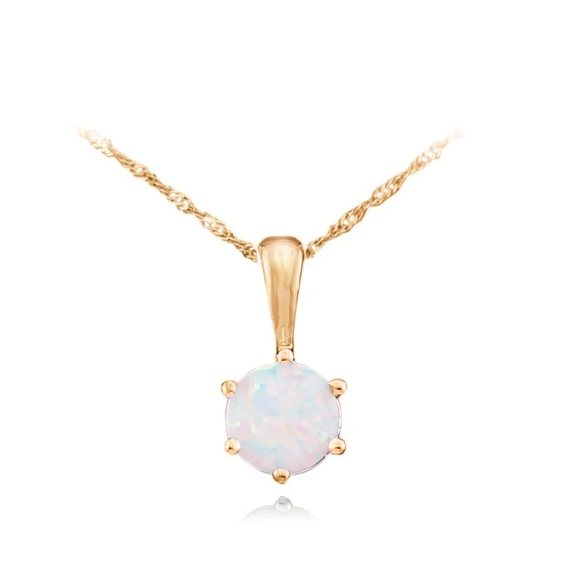 Classic Six Claw Circular White Pendant Necklace Fashion Women Wedding Party Jewelry Gifts
Classic Six Claw Circular White Pendant Necklace Fashion Women Wedding Party Jewelry Gifts