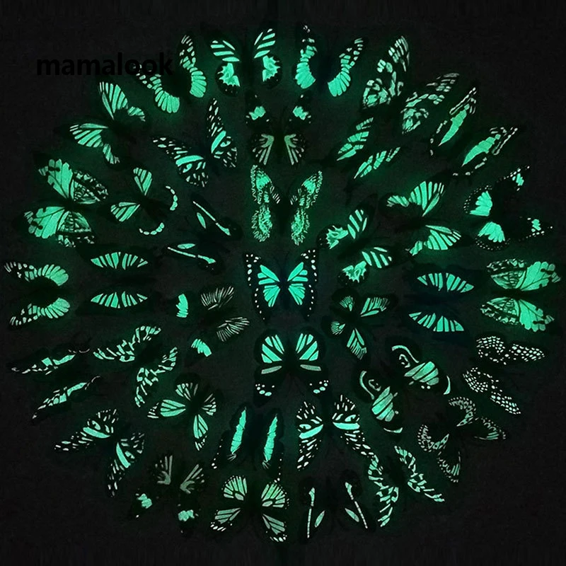 Luminous butterfly imitation 3D stickers for home festival decoration butterfly glow in the dark magnet 8cm 12pcs
Luminous butterfly imitation 3D stickers for home festival decoration butterfly glow in the dark magnet 8cm 12pcs