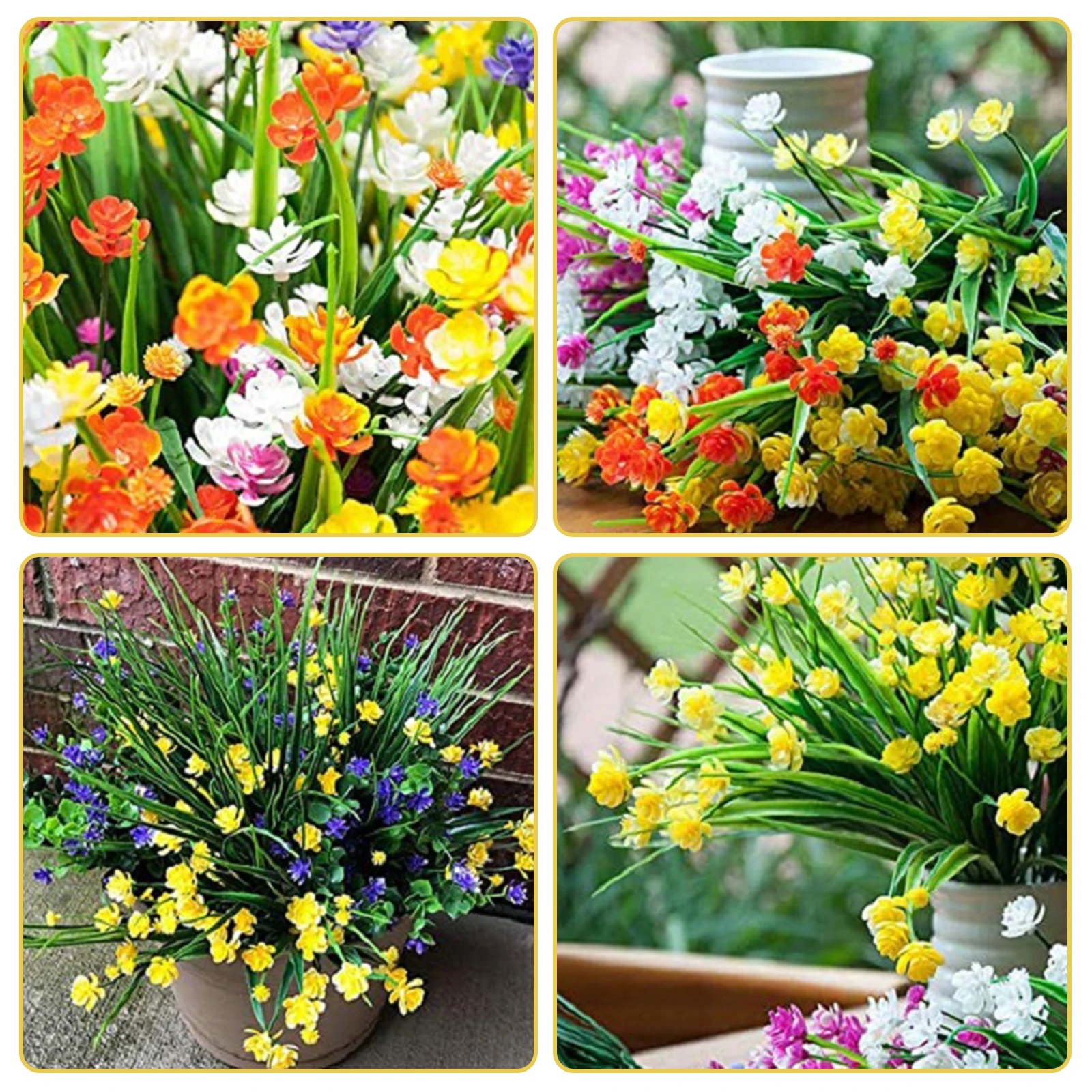 10 Bouquets Of Artificial Flowers For Home Decorations Indoor And Outdoor 5 Kinds Plastic Shrub Plant Dried Flowers Party Decor
10 Bouquets Of Artificial Flowers For Home Decorations Indoor And Outdoor 5 Kinds Plastic Shrub Plant Dried Flowers Party Decor