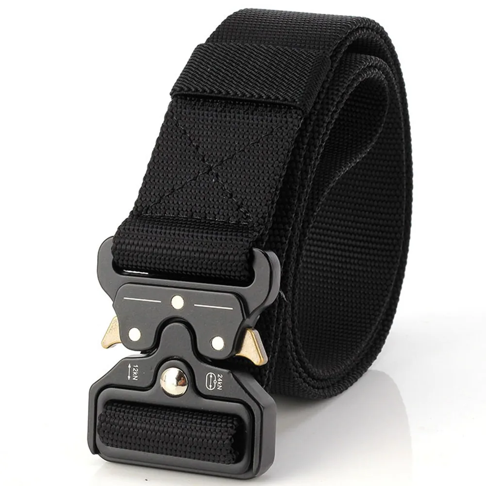 Outdoor Men's Belt Military Equipment Metal Buckle BeltNylon Fashion Adjustable Belt Use For Exercise Travel Sports Accessory
Outdoor Men's Belt Military Equipment Metal Buckle BeltNylon Fashion Adjustable Belt Use For Exercise Travel Sports Accessory