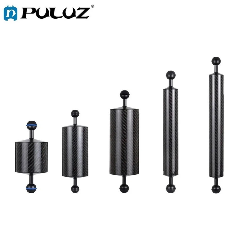 

PULUZ Ball Floating 12.79 / 10.8 inch 27.5cm Length 80mm Diameter Dual Balls Carbon Fiber Floating Arm, Ball Diameter: 25mm