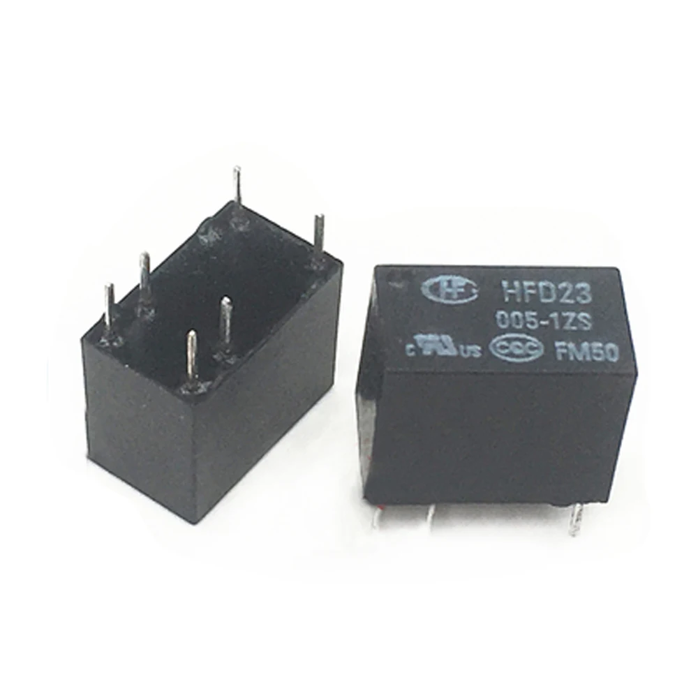 5 шт./лот 100% новое реле HFD23-005-1ZS HFD23-012-1ZS HFD23 024 1ZS2A6PIN 5V 12V24V набор трансформаций |