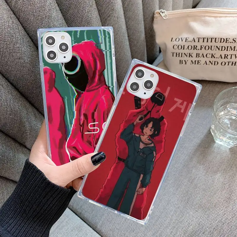 HoYeon Jung 067 Squid Game Phone Case For iPhone 7 8 11 12 X XS XR MINI Pro Max Plus Clear Square Transparent soft shell
HoYeon Jung 067 Squid Game Phone Case For iPhone 7 8 11 12 X XS XR MINI Pro Max Plus Clear Square Transparent soft shell