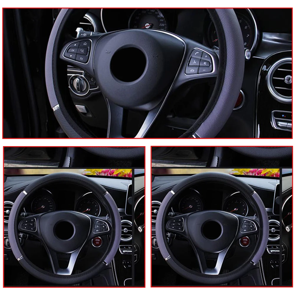 Car Steering Wheel Cover Foamed Dynamic Metal Model Without Inner Ring Diameter 37cm-38cm Stylish Comfortable Durable Car Parts
Car Steering Wheel Cover Foamed Dynamic Metal Model Without Inner Ring Diameter 37cm-38cm Stylish Comfortable Durable Car Parts