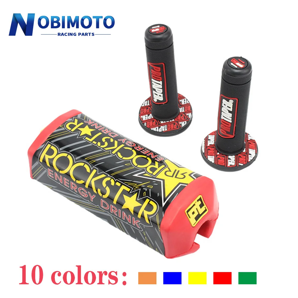 Handlebar Breast Pad & handle grips Motorcycle Dirt Pit Bike Motocross 7/8" Rubber Gel Hand Grips Brake Hands10 Colors
Handlebar Breast Pad & handle grips Motorcycle Dirt Pit Bike Motocross 7/8" Rubber Gel Hand Grips Brake Hands10 Colors