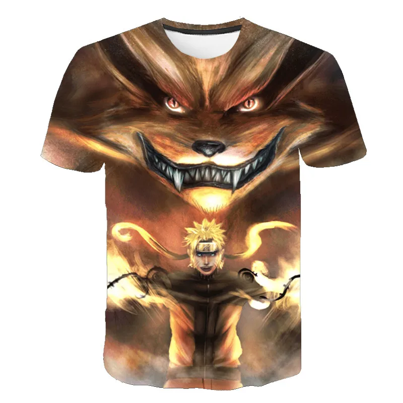 Casual Anime Party Naruto Printed Short-sleeve Men's T-shirt, Sasuke, Kakashi, Nine Tails Fun Anime Printed Boy's and Girl's Top
Casual Anime Party Naruto Printed Short-sleeve Men's T-shirt, Sasuke, Kakashi, Nine Tails Fun Anime Printed Boy's and Girl's Top