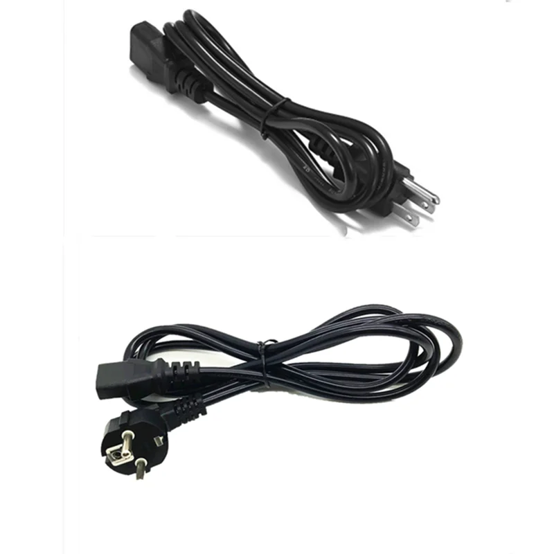 

3 Prong ONS en EU Plug AC Power Cord Kabel voor Laptop PC Adapter Supply Netsnoeren