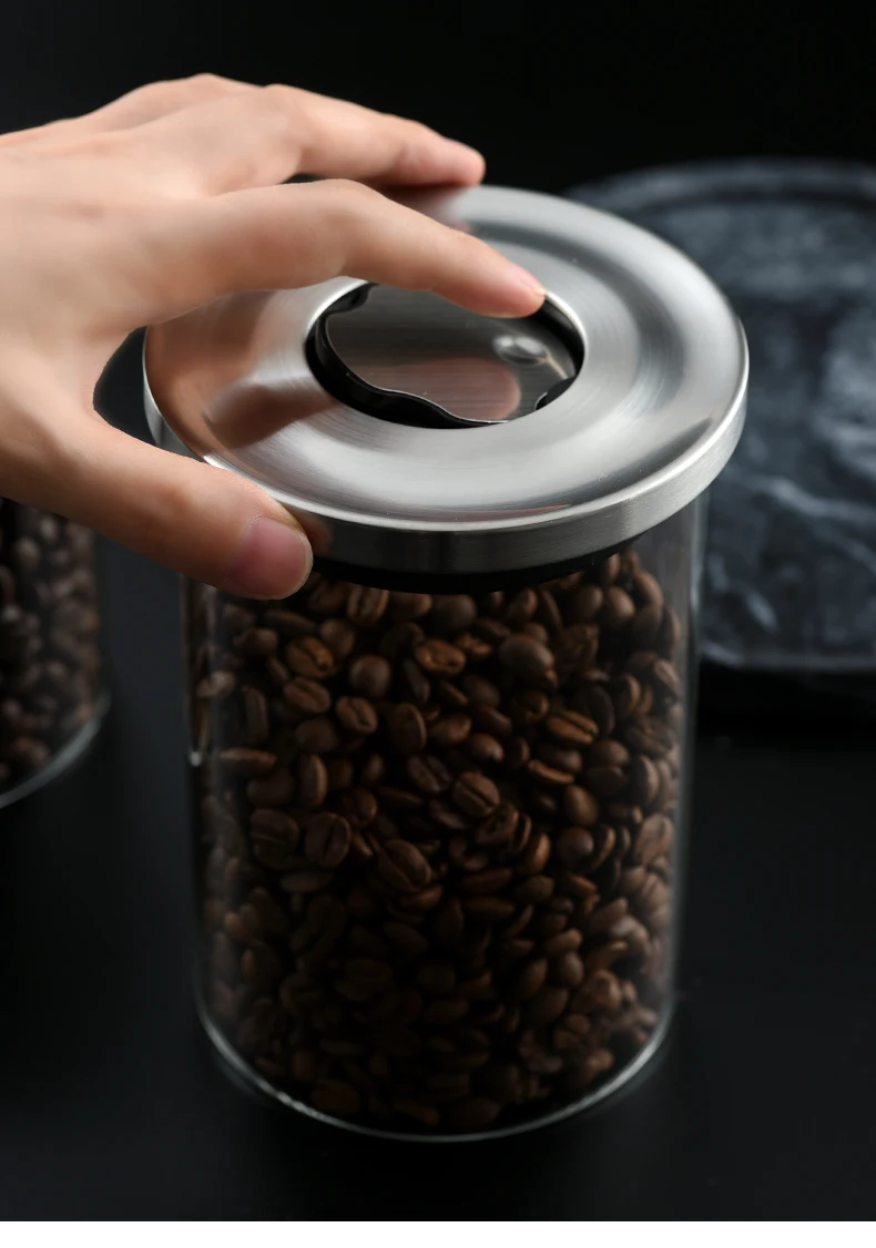 Glass Sealed Can Coffee Beans Ground Coffee Storage Jar Snack Dried Fruit Storage Bottle Tea Storage Jar
Glass Sealed Can Coffee Beans Ground Coffee Storage Jar Snack Dried Fruit Storage Bottle Tea Storage Jar
