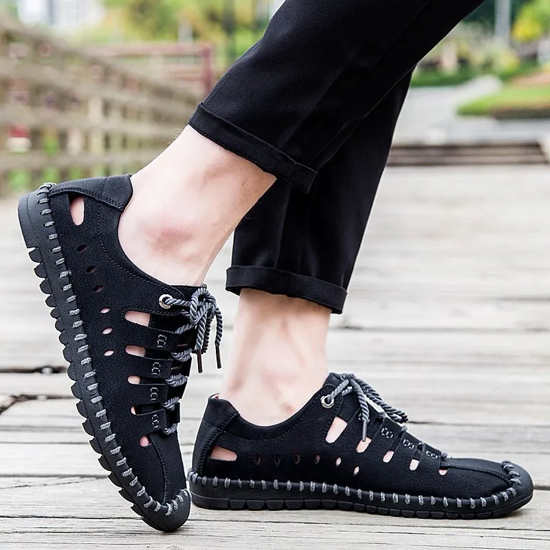 Size 38-48 Split Leather Sandals Men Outdoor Watersandalen High Quality Casual Business Shoes Mens Footwear Sandals Summer 2019
Size 38-48 Split Leather Sandals Men Outdoor Watersandalen High Quality Casual Business Shoes Mens Footwear Sandals Summer 2019