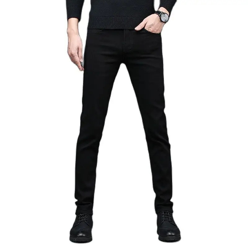 2021 Black Jeans men's Stretch Slim Tide Brand Feet Pants men's Summer Casual Thin Section Korean Version Of The Trend Trousers
2021 Black Jeans men's Stretch Slim Tide Brand Feet Pants men's Summer Casual Thin Section Korean Version Of The Trend Trousers