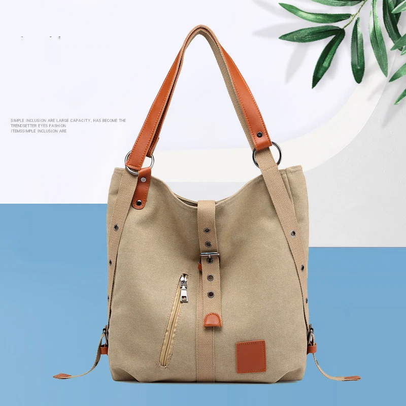 2020 New Women's Shoulder Bag High Quality Multifunctional Canvas Women's Handbag Student Large Capacity Travel Bag
2020 New Women's Shoulder Bag High Quality Multifunctional Canvas Women's Handbag Student Large Capacity Travel Bag