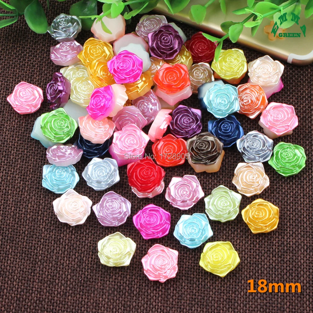 Rose Half Pearls Flat Back Flower Pearl 18mm 10pcs Imitation Flatback Pearls for Nail Pearls DIY Decoration
Rose Half Pearls Flat Back Flower Pearl 18mm 10pcs Imitation Flatback Pearls for Nail Pearls DIY Decoration