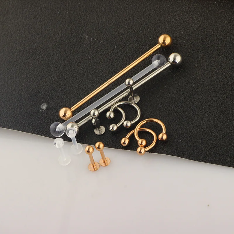13 Pieces Set Stainless Steel Piercing Jewelry Nose Ring Nose Nail Lip Lip Gold Silver Long Rod Stud Earrings
13 Pieces Set Stainless Steel Piercing Jewelry Nose Ring Nose Nail Lip Lip Gold Silver Long Rod Stud Earrings
