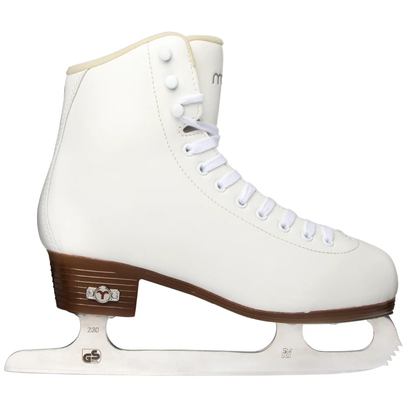 Genuine Leather Ice Figure Skates Shoes Professional Thermal Warm Thicken Skating Shoe With Blade For Kids Adult Teenagers | Спорт и